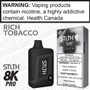 Rich Tobacco STLTH 8K Pro Disposable