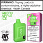 Green Apple Ice STLTH 8K Pro Disposable