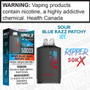 Sour Blue Razz Patchy Ice RIPPER X 50K POD
