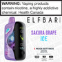 Sakura Grape Iced ELFBAR FS70K 20mL Disposable