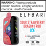 Sour Strawberry Dragon Fruit Ice ELFBAR FS70K 20mL Disposable