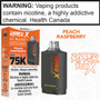 Peach  Raspberry RIPPER X 75K 20mL POD