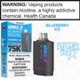 Blueberry Ice RIPPER X 75K 20mL POD