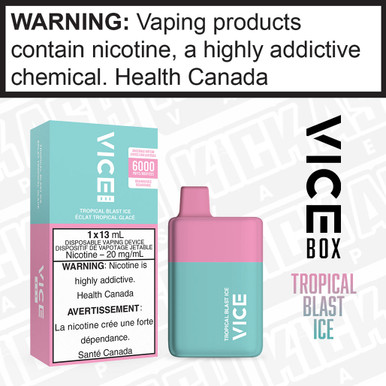 tropical blast vape Vice Box Disposable Vape: Tropical Blast Ice (1pk) | 13mL, 6000 Puffs