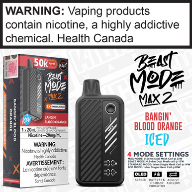 Bangin Blood Orange Iced BEAST MODE MAX 2 -50K -20mL