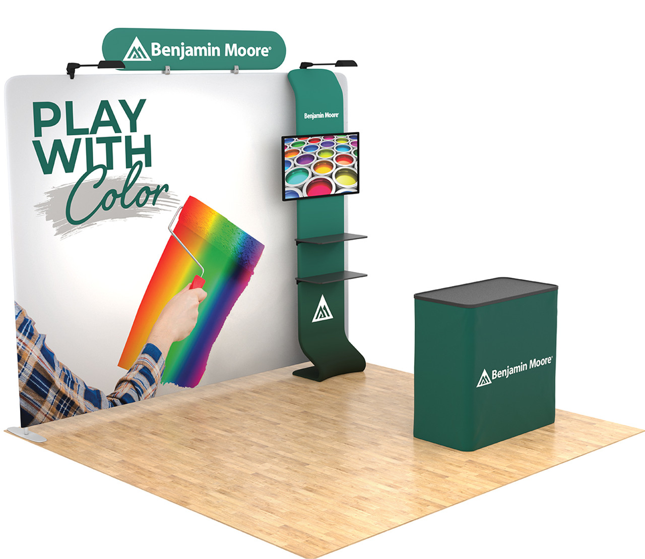 10' QuickZip Max Portable Trade Show Display | Display