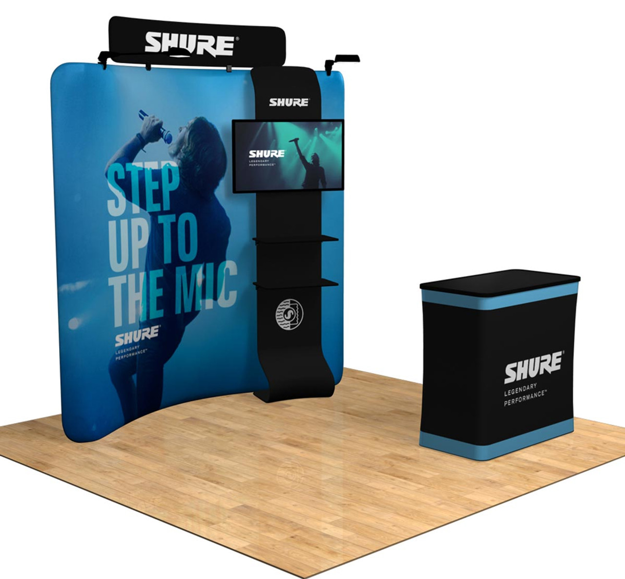 お買得!◎$144.95◎K-Fiber◎SPEED FLEX 2◎10 8' Foot Tru-Fit Max Portable Trade Show Display | Display