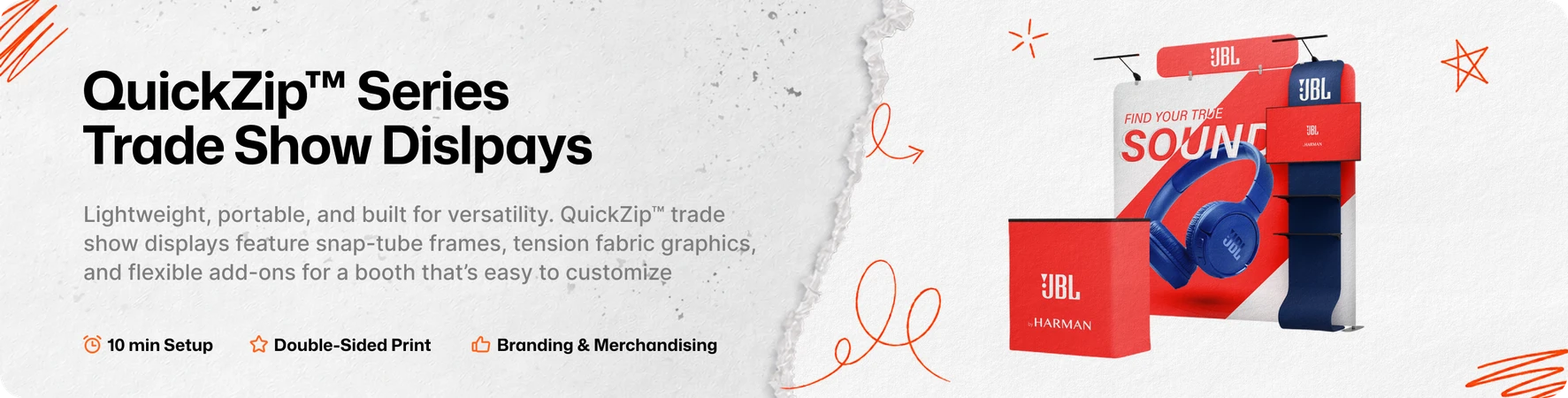 QuickZip™ Series Trade Show Displays