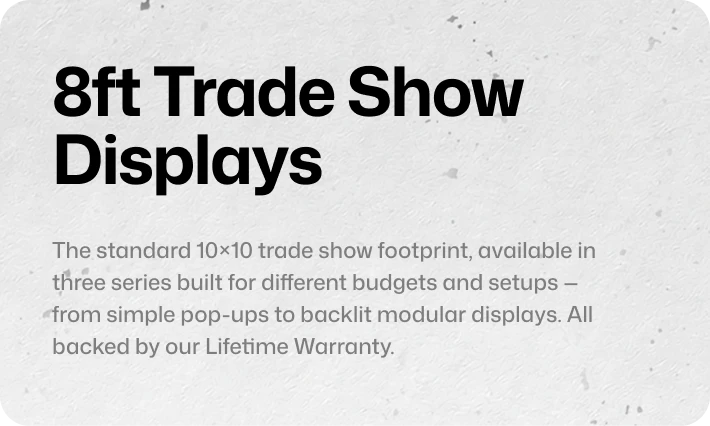 8 foot displays