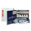 100 Person 3 Shelf First Aid Metal Cabinet ANSI B+ Type I & II Medication