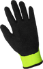 Gripster® Cut, Abrasion, Puncture Resistant Hi Vis Rubber-Coated Palm Gloves - Palm 