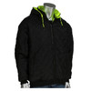 Reversible Full Zip Hooded Sweatshirt Black Bottom - 323-1400S - Front Reversed