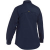 Navy Bisley® X-Airflow™ Women's Long Sleeve Ripstop Work Shirt