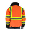 Class 3 Hi Vis Two-Tone Black Bottom Bomber Jacket