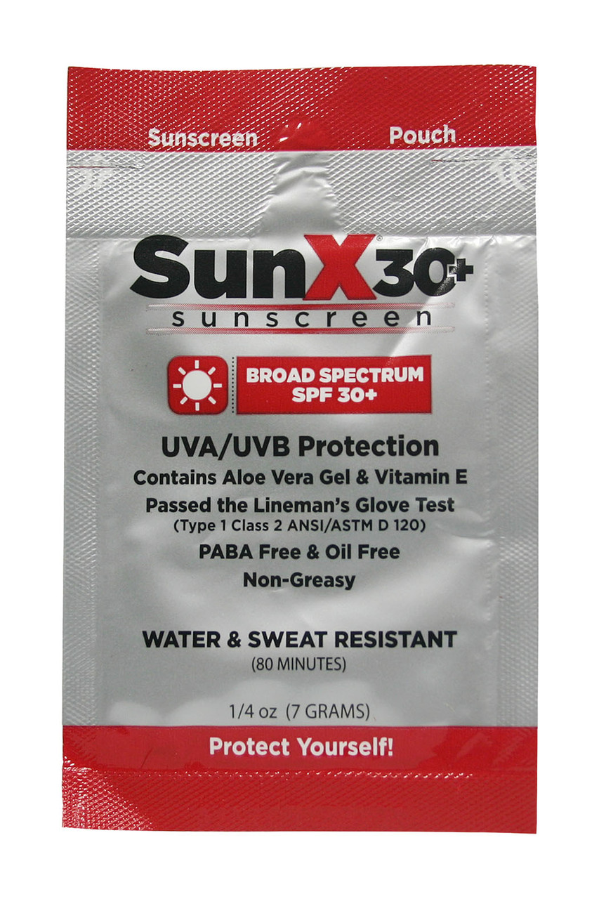 SunX Sunscreen Foil Packs