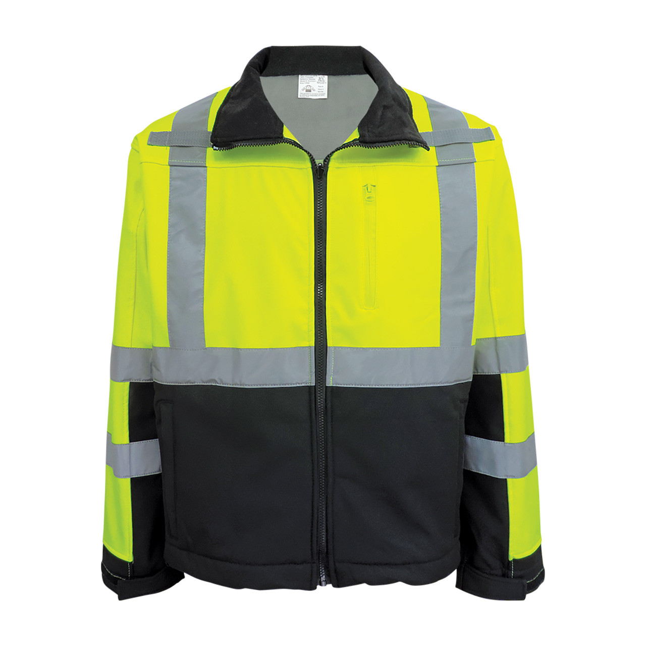 FrogWear® HV Premium Fleece-Lined Softshell Jacket - GLO-SJ1