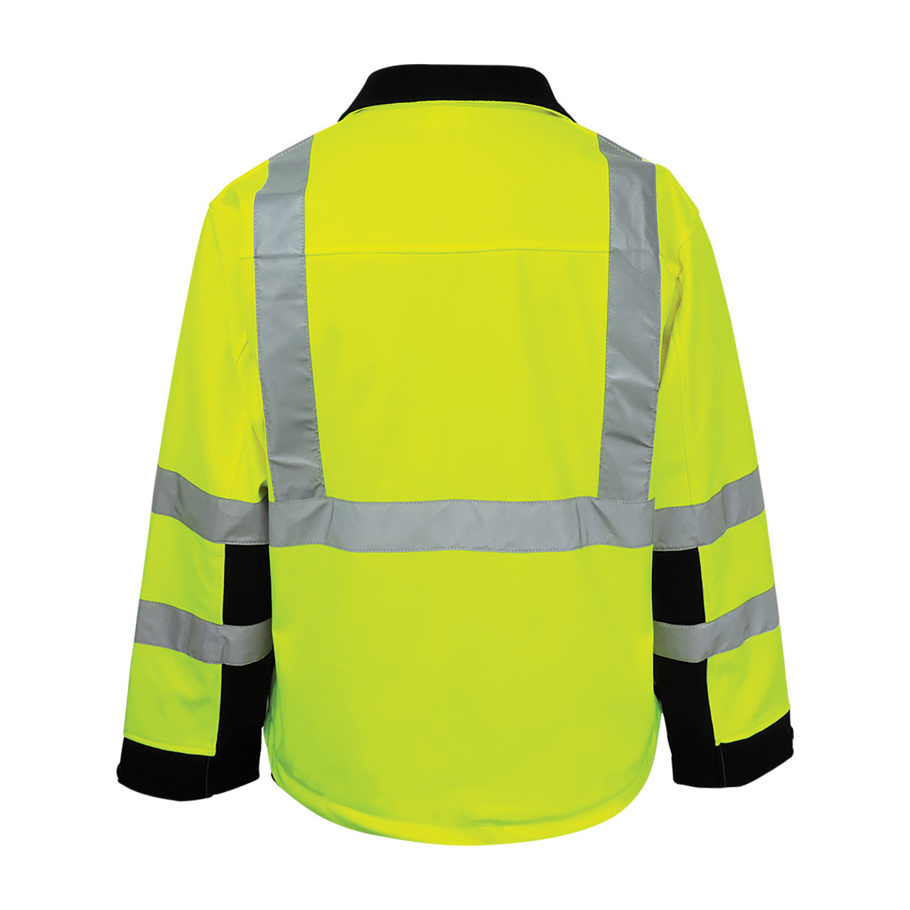 FrogWear® HV Premium Fleece-Lined Softshell Jacket - GLO-SJ1