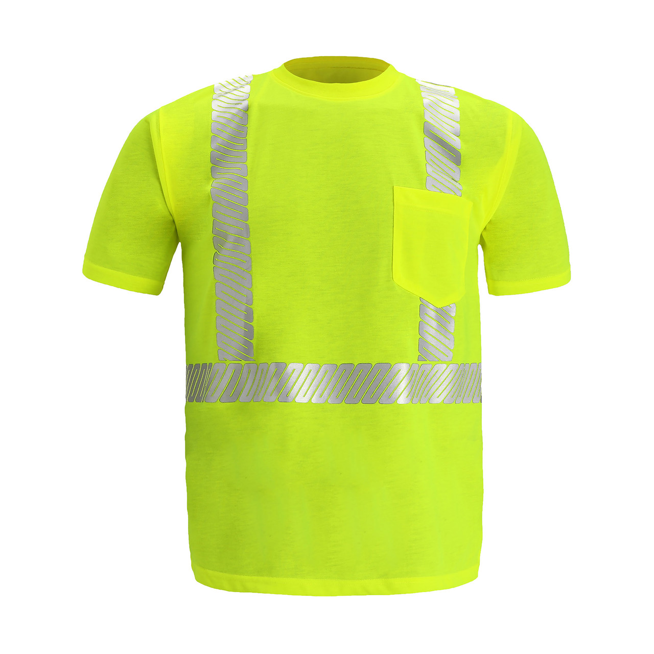 Deuxieme class  Rib  Tシャツ  2018 Microfiber Class 2 High Visibility T-Shirt - 9110 - North American