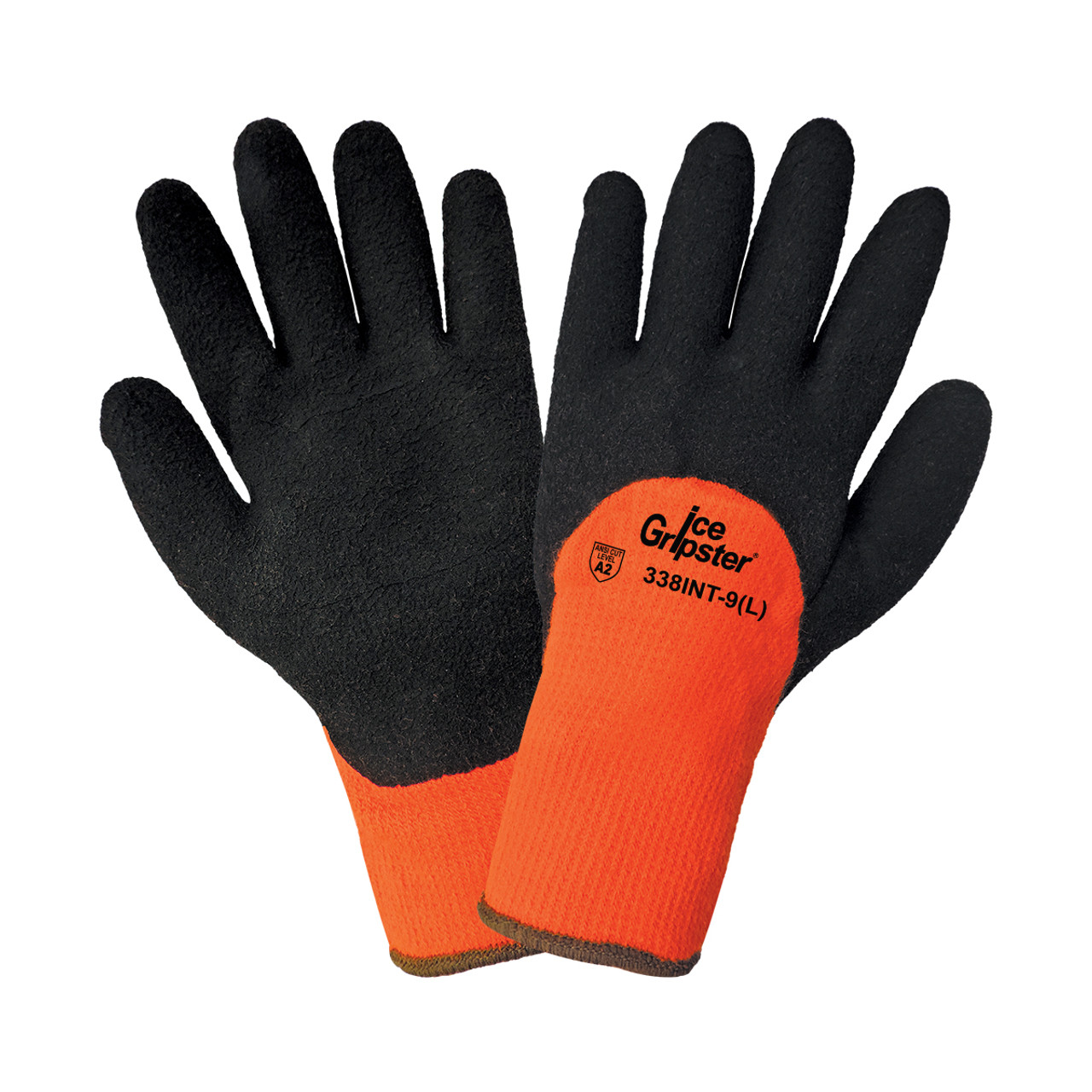 Global Glove Ice Gripster High Visibility Low Temperature Gloves - Large - 338INT