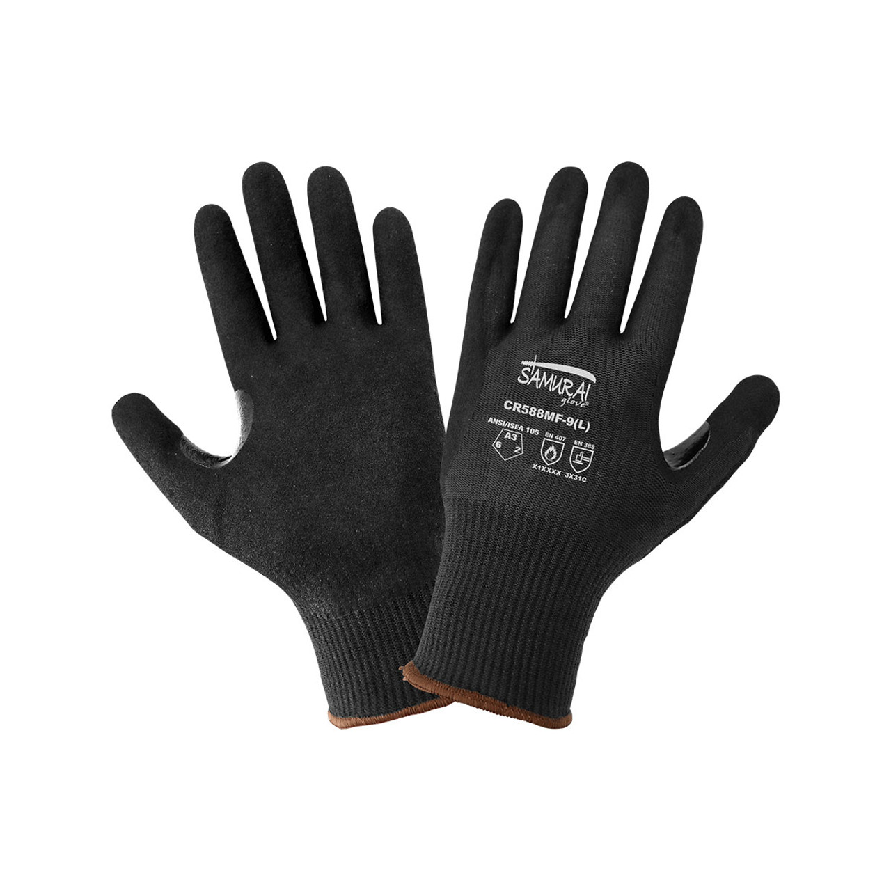 【未使用品】ELECTRIC UV CUT GLOVE BLACK S/M Samurai Glove® Cut, Abrasion, and Puncture Resistant Black