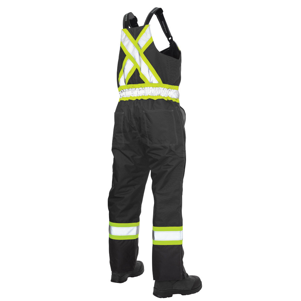 Tough Duck Type E Enhanced Vis Two-Tone X-Back Black Waterproof