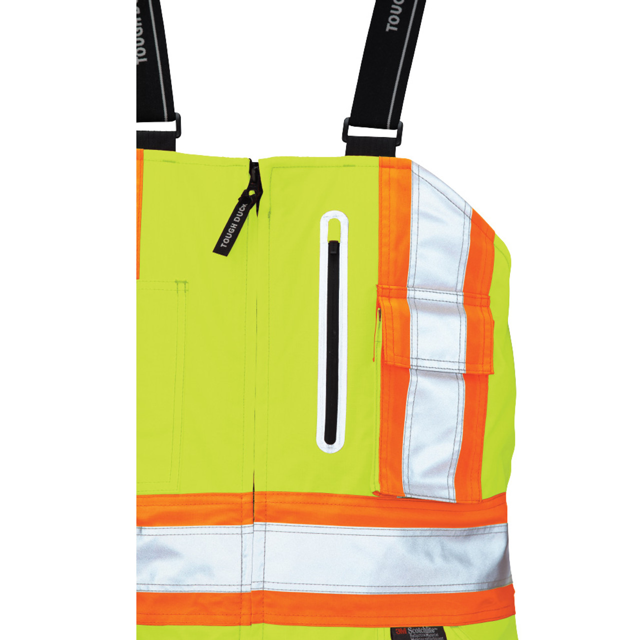 Class E Hi Vis Two-Tone X-Back Waterproof Insulated Overalls S876