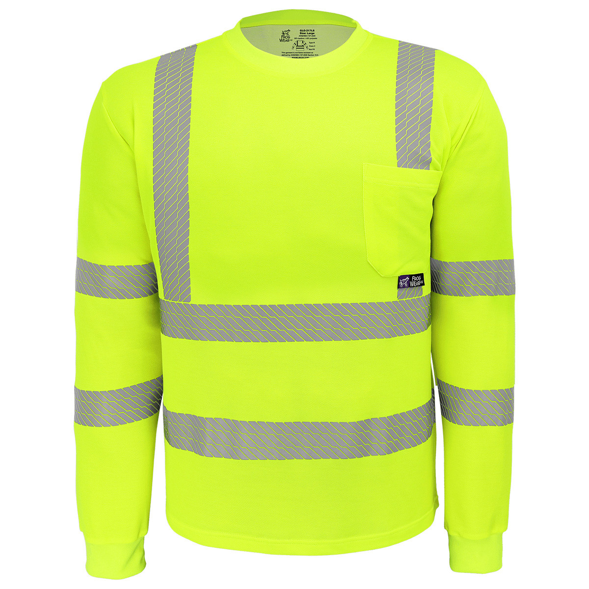 FrogWear® Premium Self-Wicking Bamboo-Polyester Long-Sleeved Shirt