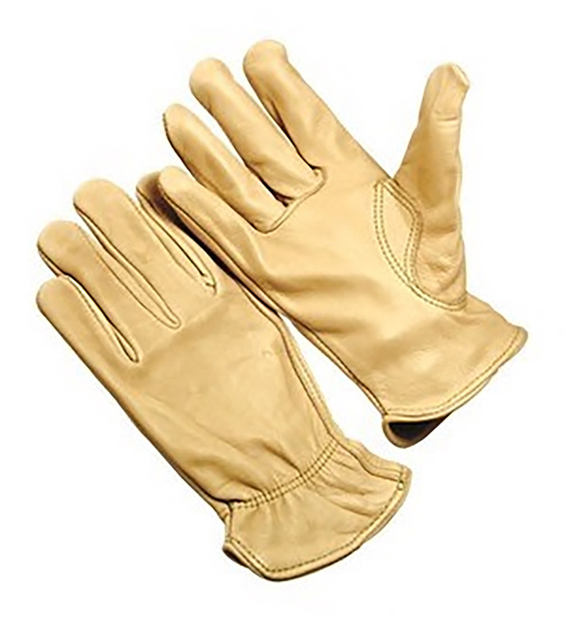 Premium Grain Cowhide Drivers Keystone Thumb Gloves - 4464LH
