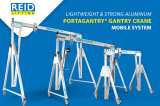 Lightweight & Strong Aluminum PORTAGANTRY® Mobile Gantry Crane System