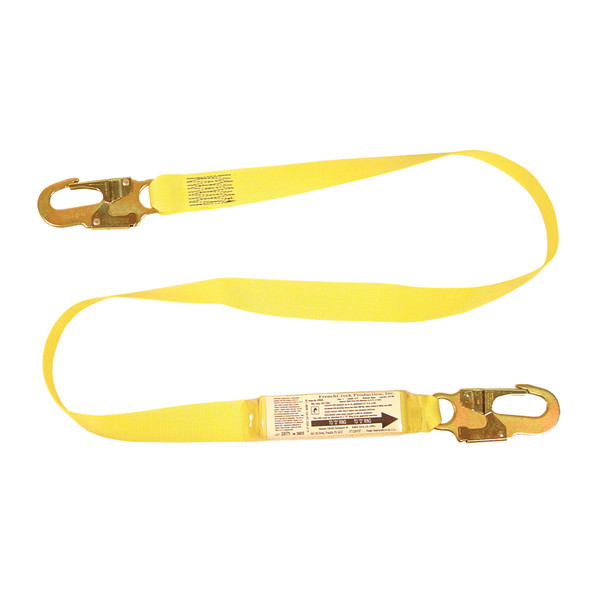Shock absorbing web lanyards are extremely versatile.
