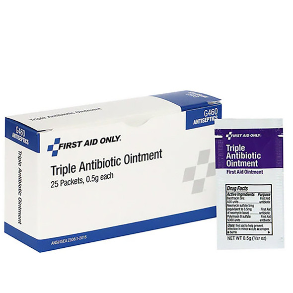 Triple Antibiotic Ointment 25 Packets Box