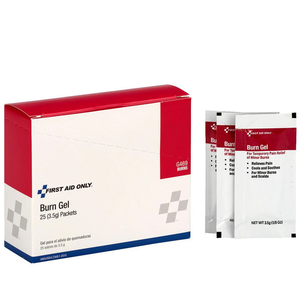 Burn Gel First Aid 6 - 25 Packets Box