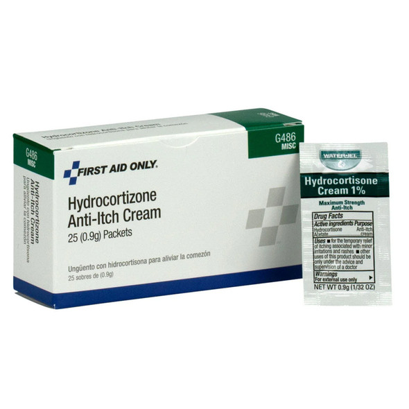 Hydrocortisone Anti-Itch Cream 25 Packets Box