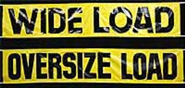 Cortina Safety Banner Wide Over Sized Load measures 18inch x 96inch 