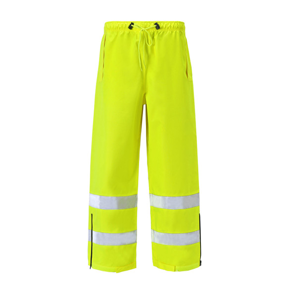 Refrigiwear High Visibility Hi Vis Insulated Waterproof Comfort Stretch  Ansi Class E Work Pants (lime, X-large) : Target