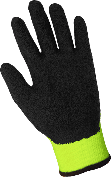 Gripster® Cut, Abrasion, Puncture Resistant Hi Vis Rubber-Coated Palm Gloves - Palm 