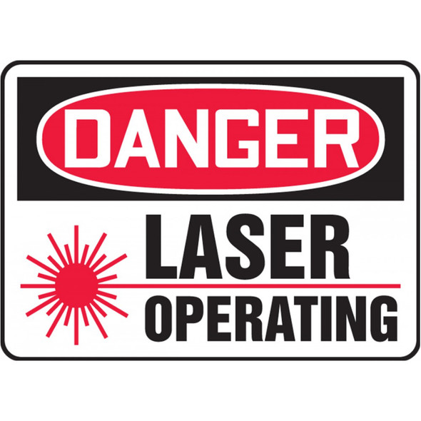 Danger Sign - Laser Operating