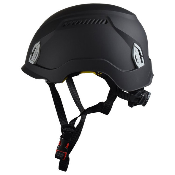 Securis Micro-Brim Construction Grade Safety Helmet Hard Hat Mips SEC23-C black