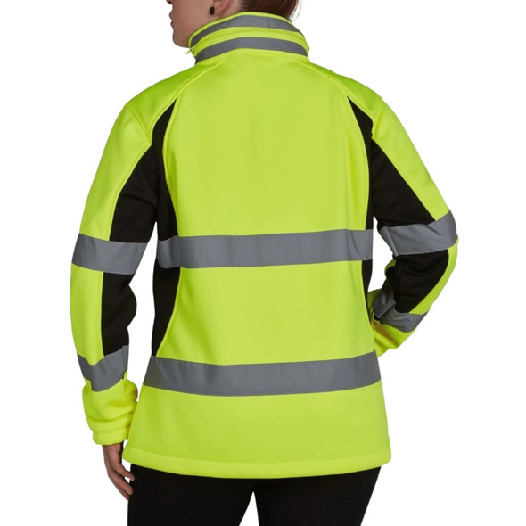 Utility Pro Class 2 Hi Vis Yellow Women's Soft Shell Jacket UHV668