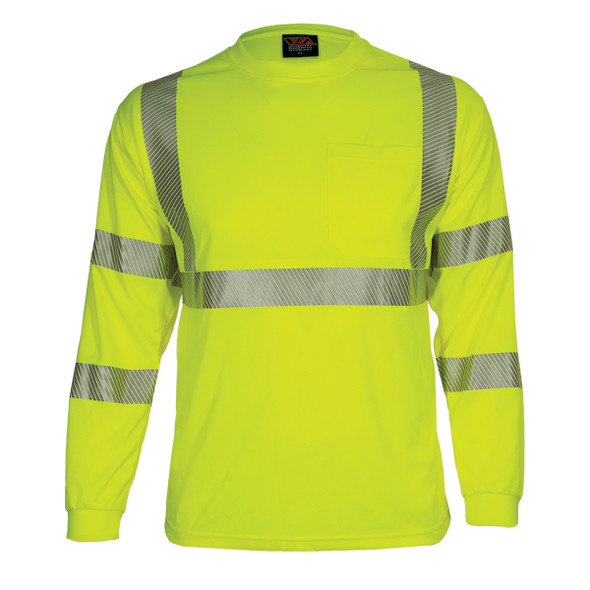 Reflective Apparel™ Class 3 Long Sleeve T-Shirt Segmented Tape 204CT