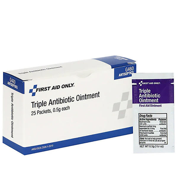 Triple Antibiotic Ointment 25 Packets Box