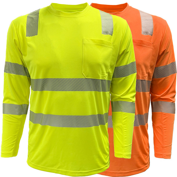 EcoChill COOLMAX® Class 3 Long Sleeve T-Shirt 204CMPS