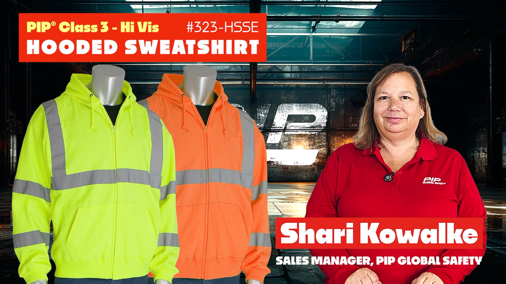 Class 3 Hi Vis Hooded Sweatshirt 323-HSSE reviewed by Shari