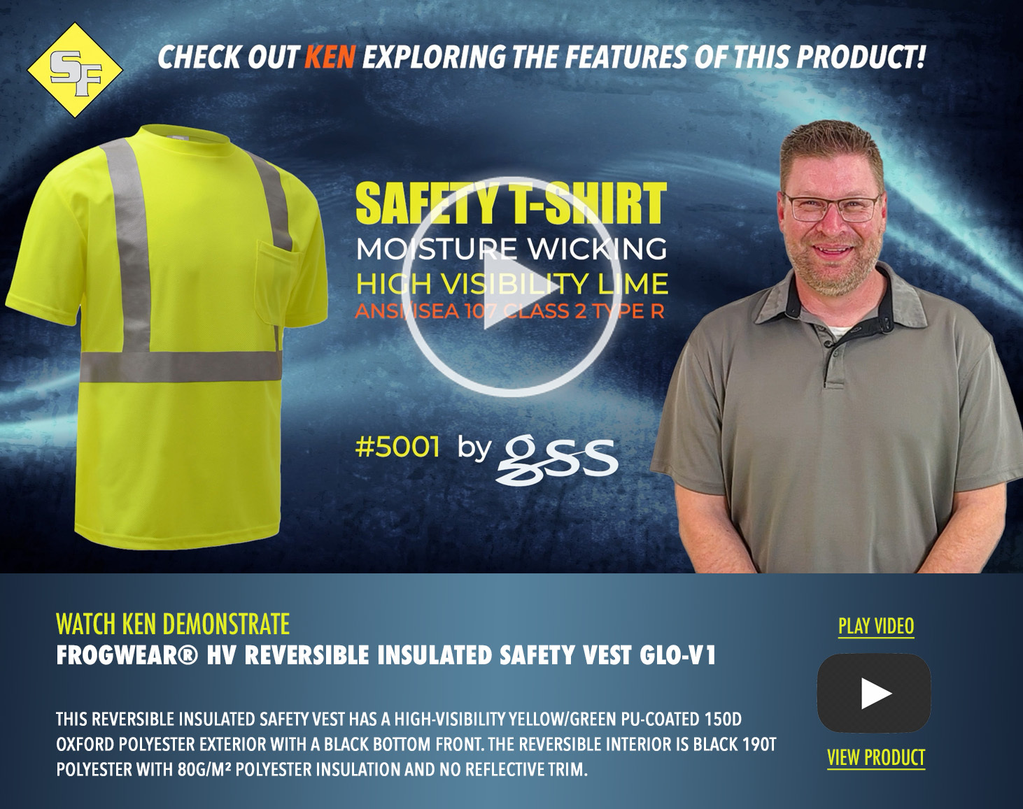When Workers Prefer Lightweight Wicking Shirts Instead of Heavy Vests – Ken Suggests the GSS 5001