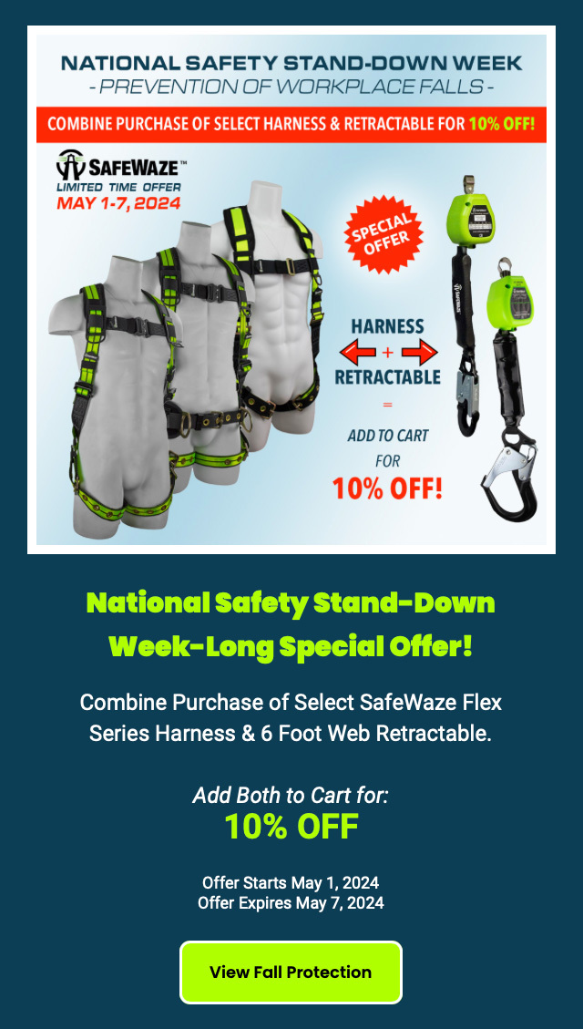 Fall Protection - Promo Offer