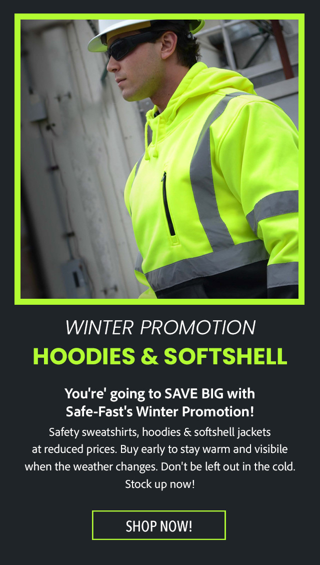 Hoodies and Softshell Winter Promotion