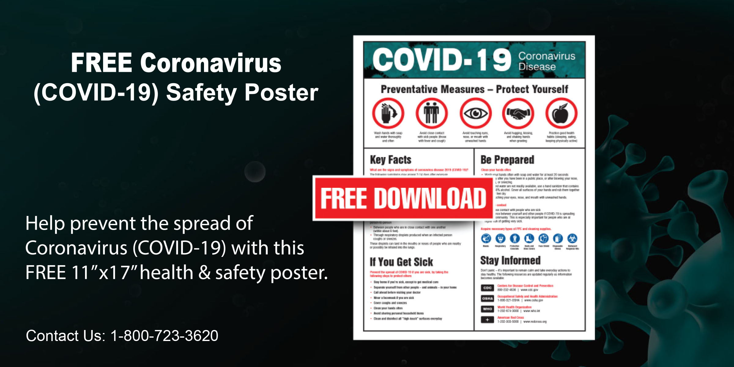 Free COVID-19 Safety Poster