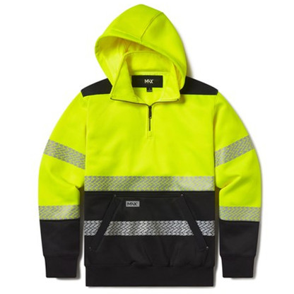 ANSI Class 3 Quarter-Zip Hooded Sweatshirt MAX652