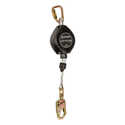 Latitude HD 11' Single Cable SRL-P Class 1 Carabiner, LI Swivel