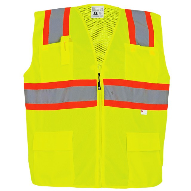 Global Glove GLO003 FrogWear Solid Front + Mesh Back Class 2